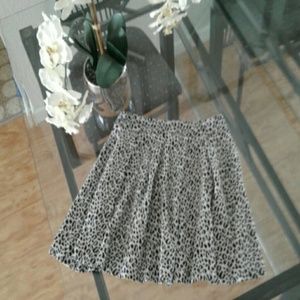 Leopard skirt